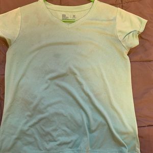 LIGHT BLUE XERSION T-SHIRT.
